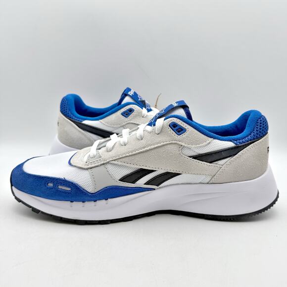 Reebok Mens Classic 2400 Sneakers US 10.5 EU 44 Blue White Leather Athletic EUC main image 7